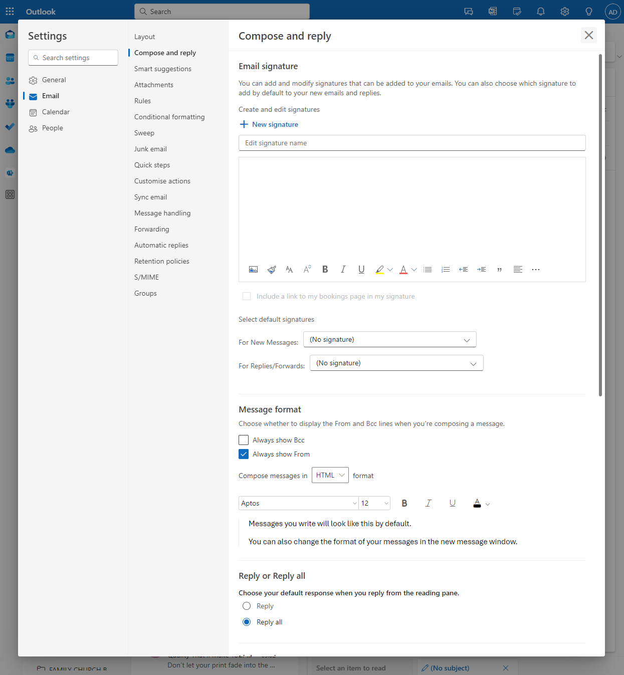 Enable show From